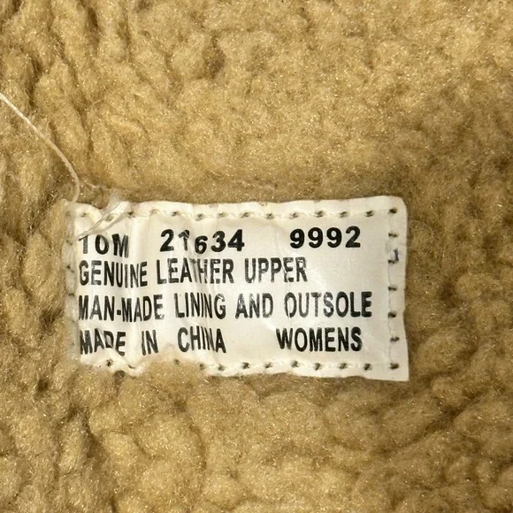 Timberland Women’s Tall Boot Granby Leather Sherpa Waterproof Boots, Size 10 - Picture 9 of 12